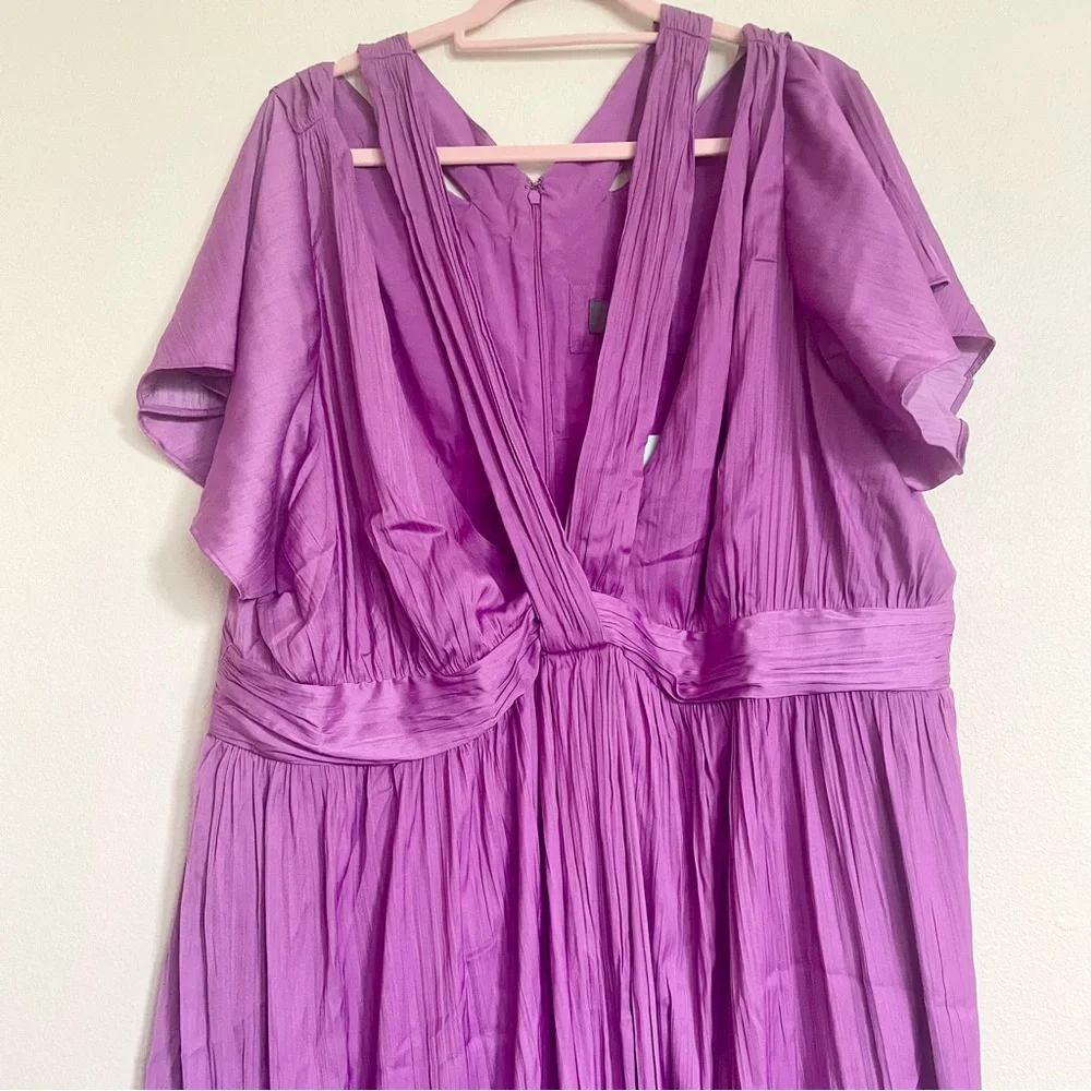 Anthropologie Vibrant Deep-V Mini Dress - Picture 5 of 10